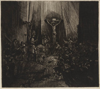 TvB G 2283
<br/>
Kruisiging (Drie kruisen)
<br/>
<em>Rembrandt (1606-1669) - kopie naar</em>